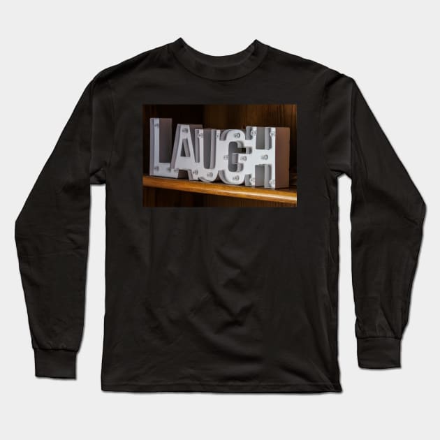 LAUGH Long Sleeve T-Shirt by rturnbow